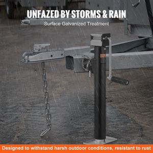 Acoplador de Remolque Recto de Alta Resistencia con Capacidad para 3500 Libras, Bola de Enganche de 2 Pulgadas y Soportes de Montaje de 2 Pulgadas - Product Image 4