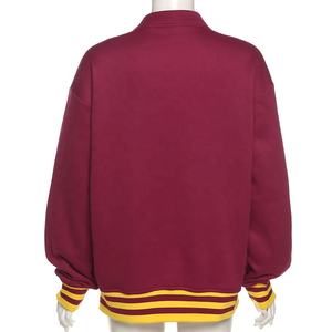 High Quality <b>Men's</b> Varsity <b>Jacket</b> Stand Windproof Wool Polyester Winter New Design OEM Service for Baseball Varsity <b>Jacket</b> - Product Image 2