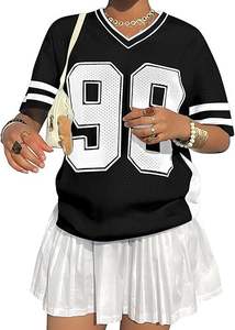 Camisetas de Fútbol Blancas al por Mayor de Alta Calidad para Hombre, Camiseta Deportiva de Malla de Poliéster Lisa - Product Image 2