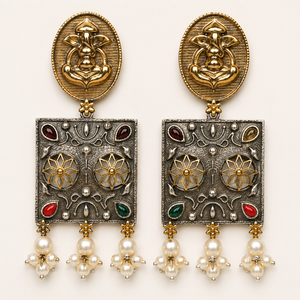 Envío Rápido, Pendientes de Plata Oxidada con Ónix en Dos Tonos, Diseño para Parejas, Aro con Bisel, Gran Venta, Envío Rápido - Product Image 4