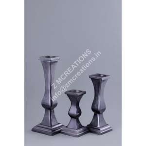 Modern Metal Pillar Candle Stand Set of 3 Table Accessories Tapered Candle Holder <b>Easter</b> <b>Gifts</b> Home Decoration - Product Image 1