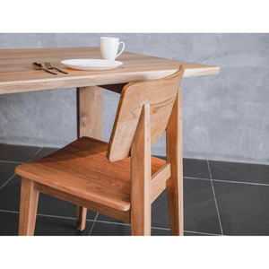 Elegant Solid Teak Wood <b>Dining</b> <b>Chair</b> Minimalist Design for Sophisticated Home Kitchen Living Room Furniture Decor Luxury - Product Image 4