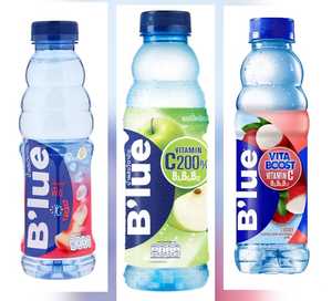 B'lue Vitamin Drinks Peach Flavor Natural Energy Boost Electrolytes Refreshing Hydration Healthy Fruity <b>Beverage</b> 250ml Pack - Product Image 5