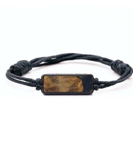 Pulsera de Madera y Resina Rectangular Personalizada con Dijes, Estilo Único y Moderno de la India, Joyería de Moda 2024, Unisex - Product Image 4
