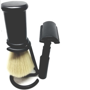 Ensemble d'outils de rasage pour hommes : Rasoir, brosse à raser, support en acier inoxydable, kit de rasoir - Product Image 3
