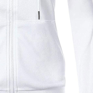 Sudaderas con Capucha de Forro Polar para Mujer, Corte Ajustado, Manga Larga, con Cremallera, Logotipo Personalizado, Secado Rápido, Transpirables, 100% Algodón, para Invierno - Product Image 4