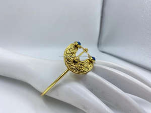 Pulsera de moda de Latón chapado en oro atemporal, brazalete elegante de estilo religioso clásico para Bodas de mujer, fiestas, boda perfecta - Product Image 2