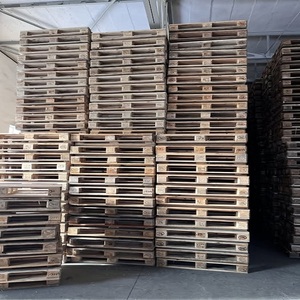 Palettes Euro EPAL robustes à simple face, palettes en bois à 4 voies pour le stockage en entrepôt, l'exportation et la manutention de marchandises - Product Image 6