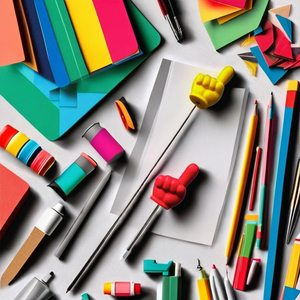 NOUVEAU DESIGN Stylo Gel Nicher EXTENSIBLE en Plastique Souple à Commande par Geste du Doigt, pour Étudiants, Fêtes, Bureau, Nouveauté, Encre Bleue/Noire, Pointe 0,7 mm - Product Image 4