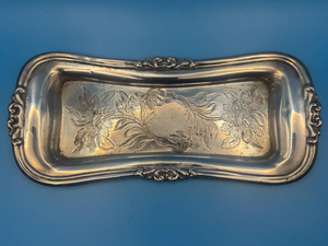 Assiettes rectangulaires en acier inoxydable et aluminium de style nordique européen 2026, assiettes à gâteau plates en métal rétro gaufré pour restaurant - Product Image 3