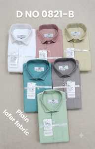 เสื้อเชิ้ตผู้ชายแบบทางการ สีพื้น แขนยาว ปกคอปกเสื้อ แนวธุรกิจลำลอง รับผลิตตามแบบ OEM ODM - Product Image 6