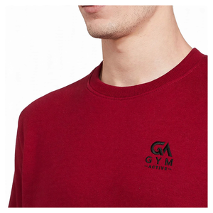 Sudadera Deportiva de Felpa con Cuello Redondo, Corte Regular, Ropa Casual de Invierno para Hombre, Transpirable, de Secado Rápido, Poliéster/Algodón - Product Image 3