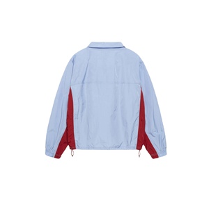 Custom Pullover Color Block Nylon <b>Lightweight</b> Windbreaker <b>Jacket</b> Breathable Mesh Lining Plus Size <b>Mens</b> <b>Summer</b> Street Wear <b>Jacket</b> - Product Image 2