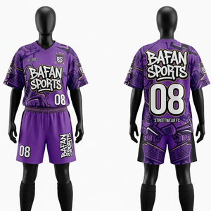 Ensemble de football en tissu mesh de haute qualité, rouge et noir, avec logo imprimé et brodé sur les panneaux latéraux, tenue d'équipe personnalisée pour femmes. - Product Image 6