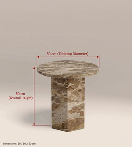 Factory Natural <b>Marble</b> Side <b>Table</b> For B2B India and Wholesale - Product Image 3