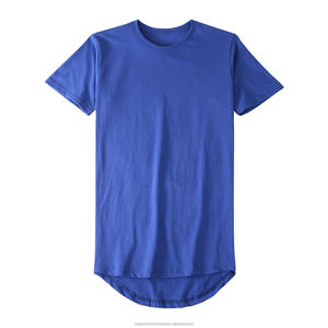 Ustom-Camiseta de manga corta para mujer, Camisa larga de cuello redondo - Product Image 3