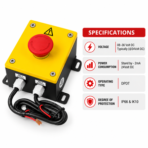 iota809 AIS-140 INTERRUPTOR DE PÁNICO MUSRROM CAP Altura Ajustable Metal - Product Image 3