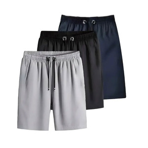 Shorts en polyester pour hommes de haute qualité, personnalisés, respirants et durables, idéaux pour la salle de sport et les séances d'entraînement - Product Image 5