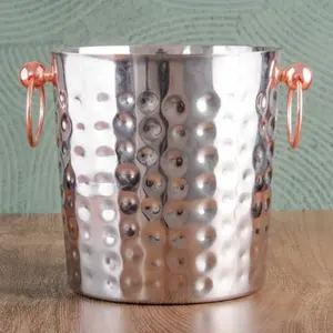 Venta al por Mayor de Cubetas para Bebidas de Acero Inoxidable de 5 L, Color Oro Rosa, Personalizadas, para Servir Vino, Cerveza y Refrescos, Suministro al por Mayor OEM ODM - Product Image 2