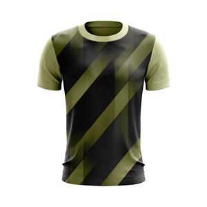 Regular Fit Men's T-Shirts with Front Logo <b>Knitted</b> Fabric Heavyweight Short Sleeve Pattern-Normcore Minimalist Style - Product Image 1