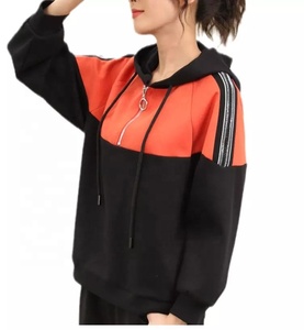 New Fashion Women's Unisex Winter Knitted Hoodies with Front Custom Logo 100% Cotton Quarter Zipper <b>Workout</b> <b>Jacket</b> - Product Image 6