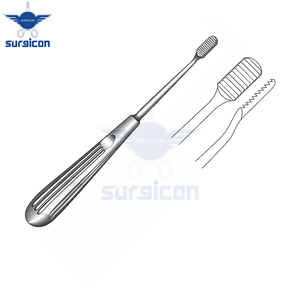 Râpe à os Lewis, longueur 19 cm / 7-1/2 pouces, largeur 15 × 8 mm, instrument chirurgical fin à une extrémité pour le ponçage et le façonnage des os - Product Image 5