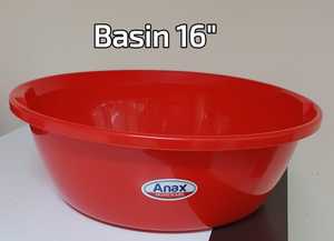 12-20 Inch PP Durable Plastic <b>Basin</b> <b>Round</b> Mixing Washing Bowl Glossy Modern 42cm Utility <b>Basin</b> for Household Cleaning - Product Image 2