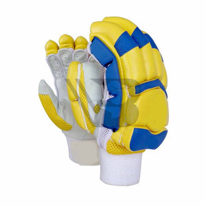 ถุงมือผู้รักษาประตูคริกเก็ตคุณภาพสูง ปรับแต่งได้ตามต้องการ ออกแบบสีและขนาดได้ตามต้องการ - Product Image 1