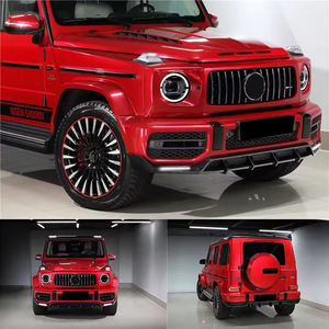 Kit carrosserie haut de gamme style automobile avec lèvre avant, diffuseur arrière, jupes latérales et capot pour <span class=keywords><strong>Mercedes</strong></span>-<span class=keywords><strong>Benz</strong></span> W464 G63 G500, avec cache-phares - Product Image 6