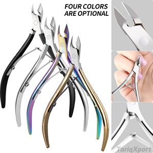 Ciseaux à cuticules professionnels en acier inoxydable à lame droite et pince à ongles à ouverture large pour manucure, pédicure et ongles épais - Product Image 6