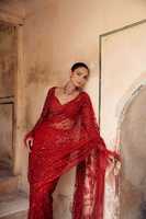 Sari en tissu de soie papillon exclusif et élégant, orné de sequins et de broderies, pour femmes, idéal pour les mariages et la plage, Inde et Pakistan