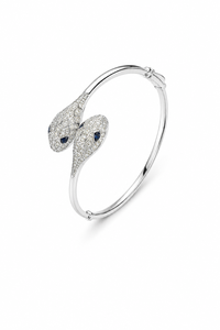 Brazalete de Piedra Moissanita y Piedra Sintética en Plata de Ley 92.5 KLSB-20832 - Product Image 1