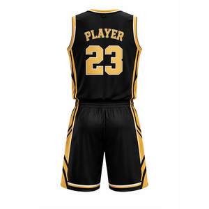 Uniforme de Baloncesto Unisex Transpirable de Sublimación Personalizada 100% Algodón de Alta Calidad, Precio al por Mayor, MOQ Bajo - Product Image 2