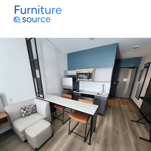 Juego de Dormitorio de Alta Gama para Hotel StudioRes Marriott, para Proyectos de Hostelería de 4-5 Estrellas, Madera y Metal, OEM ODM, Precio Directo de Fábrica en Vietnam - Product Image 3