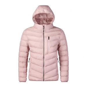 Custom Puffer Sweatshirt Full Zip Hooded Outerwear Casual <b>Winter</b> Jacket Lightweight Quilted <b>Warm</b> Puffer <b>Coat</b> For <b>Men</b> And Women - Product Image 1