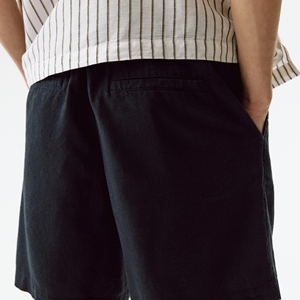 Shorts et T-shirt Athlétiques Vintage Oversize en Polyester Imprimé Personnalisé, Anti-Plis, Impression Numérique, Logo Avant, Rose Bébé, Cordon de Serrage - Product Image 5