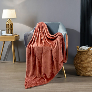 Couverture matelassée en molleton de corail personnalisée motif solide Style américain pour la maison climatisation pique-niques hôpitaux voyage - Product Image 3