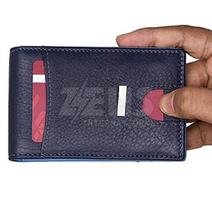 Portefeuilles pour hommes 100% cuir véritable, de bonne qualité, portefeuilles professionnels en cuir véritable fabriqués au Pakistan - Product Image 5