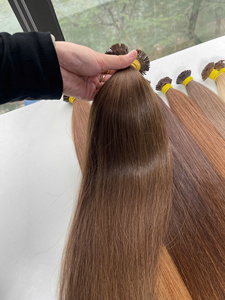 Extensions de cheveux vierges vietnamiennes à la kératine pré-collées, pointe plate, nano-anneaux, couleur teinte, fournisseur en gros, donneur unique - Product Image 4