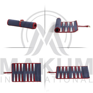 Jeu de Backgammon de Luxe en Cuir Enroulable de Haute Qualité, Très Demandé, pour le Sport et le Divertissement Familial - Product Image 5