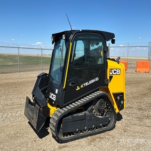 รถตักล้อยางแบบยืดไสลด์ได้ JCB Teleskid กำลังสูง 74 แรงม้า เครื่องยนต์ดีเซล สำหรับงานก่อสร้าง พร้อมบุ้งกี๋ขนาด 0.43 ลูกบาศก์เมตร - Product Image 1