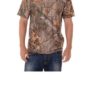เสื้อยืดลายพรางสำหรับผู้ชาย ขายส่ง ผลิตตามสั่ง ขายดีที่สุด คุณภาพพรีเมียม คอกลม แขนสั้น สีพื้น - Product Image 5