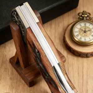 Premium Custom Handmade Dewdrop Folding Knife Stag Damascus <b>Steel</b> Folding Knife Engraved Handle Hunting Camping OEM Knife - Product Image 4