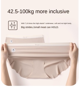 # B530 stile di fabbrica personalizzato a metà vita 3D di sollevamento dell'anca Plus Size mutandine di invisibilità alta elastica senza traccia biancheria intima per le donne - Product Image 5