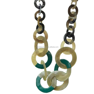 Collares de Lujo Hechos a Mano en Diversos Diseños para Joyerías y Diseñadores, Material de Cuerno de India, Mejor Precio, Artesanías - Product Image 1