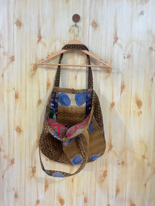 Sac fourre-tout matelassé léger style bohème couleur unie grande capacité en coton pour femme toutes saisons - Product Image 2