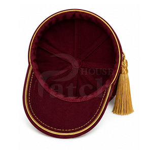 Chapeau de Cérémonie Raffiné de Qualité Supérieure avec Détail Couronne, Pompon Élégant, Conception Personnalisée pour Événements Formels - Product Image 6