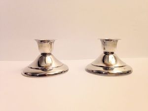 Brushed <b>Brass</b> Candle Holder Vintage Taper <b>Candlestick</b> Decorative Accent Noble Charm - Product Image 4