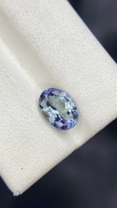 Certified Natural Unheated Mermaid Tanzanite Oval Shape Cut Stone With Excellent Color Natural Zoisite 1.93 Carat Loupe Clean - Product Image 3