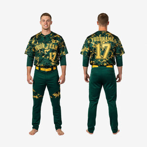 Tenue de baseball par sublimation pour équipe, nouveau design, 100 % polyester, pour joueur athlétique - Product Image 4